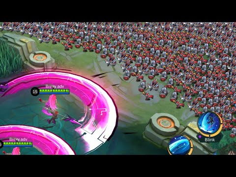 Alpha no cooldown skill vs 1,000 minions (new challenge)