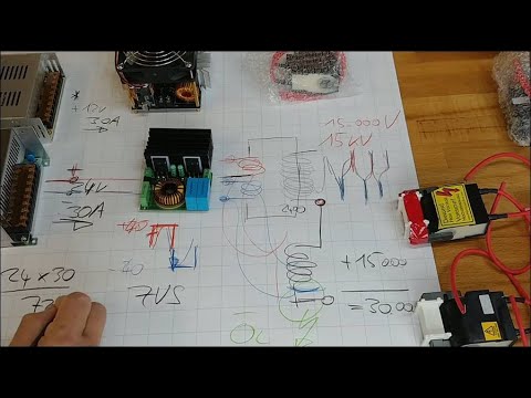 1 Mio Volt ZVS Flyback Anschluss erklärt