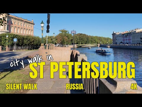 Walking in St Petersburg City Center, Russia | 4K City Walk | Russian Walking Tour 