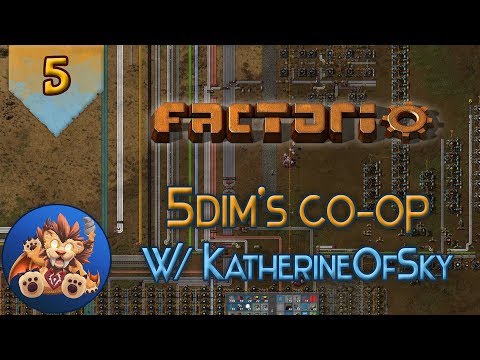 Factorio 5Dim's Coop - Ep 5: Making all the things - MP w/KatherineOfSky, Let's Play, Gameplay