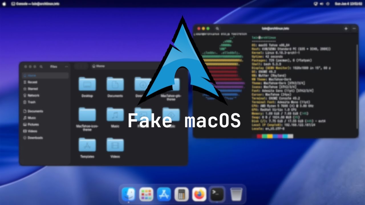 Making Arch Linux look like macOS