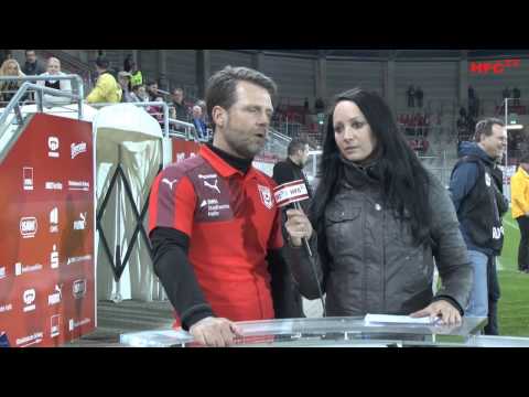 31. Spieltag: Interviews nach dem Spiel Hallescher FC - SC Paderborn