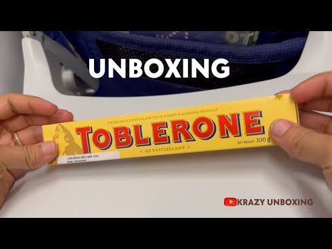 Toblerone of Switzerland Milk Chocolate with Honey and Almond Nougat | Valentine's day Chocolates