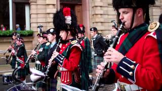 Band of the Royal Regiment of Scotland Visit Of The Queen High Street Perth Perthshire