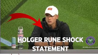 Holger Rune After Shock Wimbledon Loss: I Will Beat Him 9 Times Out of 10