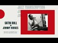Satin Doll by Johnny Hodges Jazz Guitar Transcription