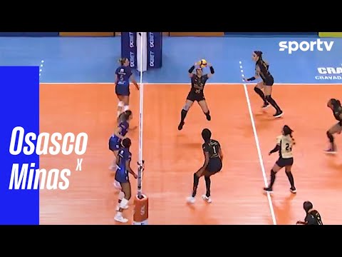 OSASCO 3 X 1 MINAS| MELHORES MOMENTOS | SUPERLIGA FEMININA DE VÔLEI | sportv