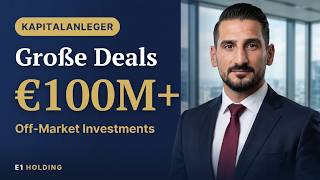 Weltweite Off-Market Deals: Sichere Immobilien-Investments mit E1