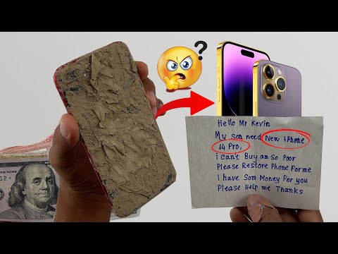😰How i Restore Destroyed Dirty iPhone 8 Plus into iPhone 14 Pro For My Poor Fan ??  Hmm.....!