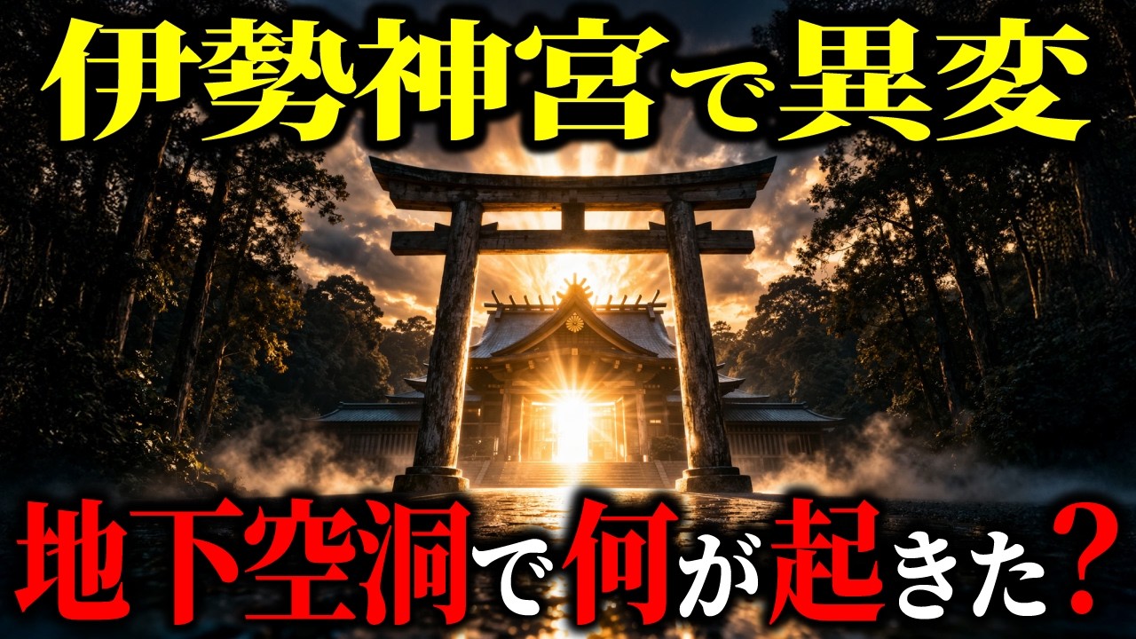 【伊勢神宮】地下で何が起きているのか…封印された“システム”が動き出した【都市伝説 ミステリー】