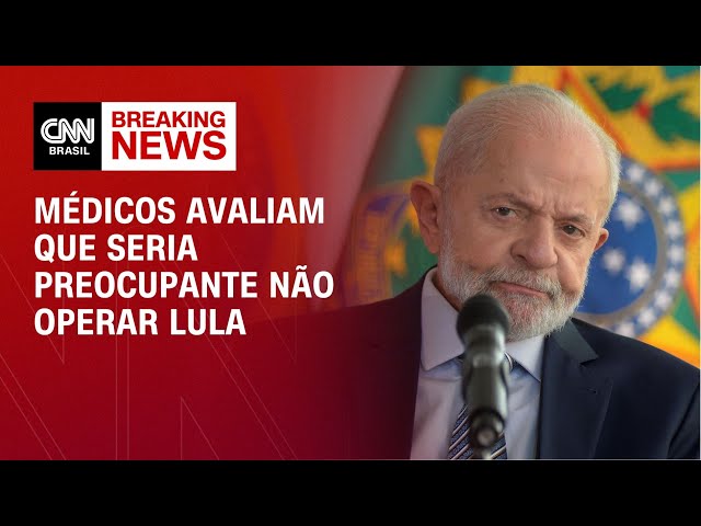 Médicos avaliam que seria preocupante não operar Lula | CNN NOVO DIA