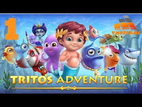 Seascapes : Trito's Match 3 Adventure - Gameplay Walkthrough Part 1 - Levels 1-10 (iOS, Android)