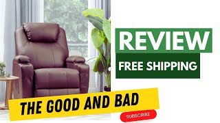 Faux Leather Heated Massage Chair Review - Latitude Run - Wayfair - Good And Bad - Habib655 Dawyen
