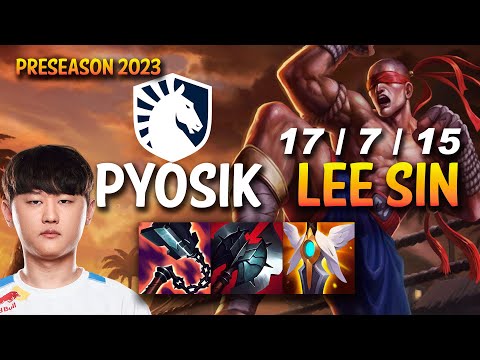 TL Pyosik LEE SIN vs ELISE Jungle - KR Ranked