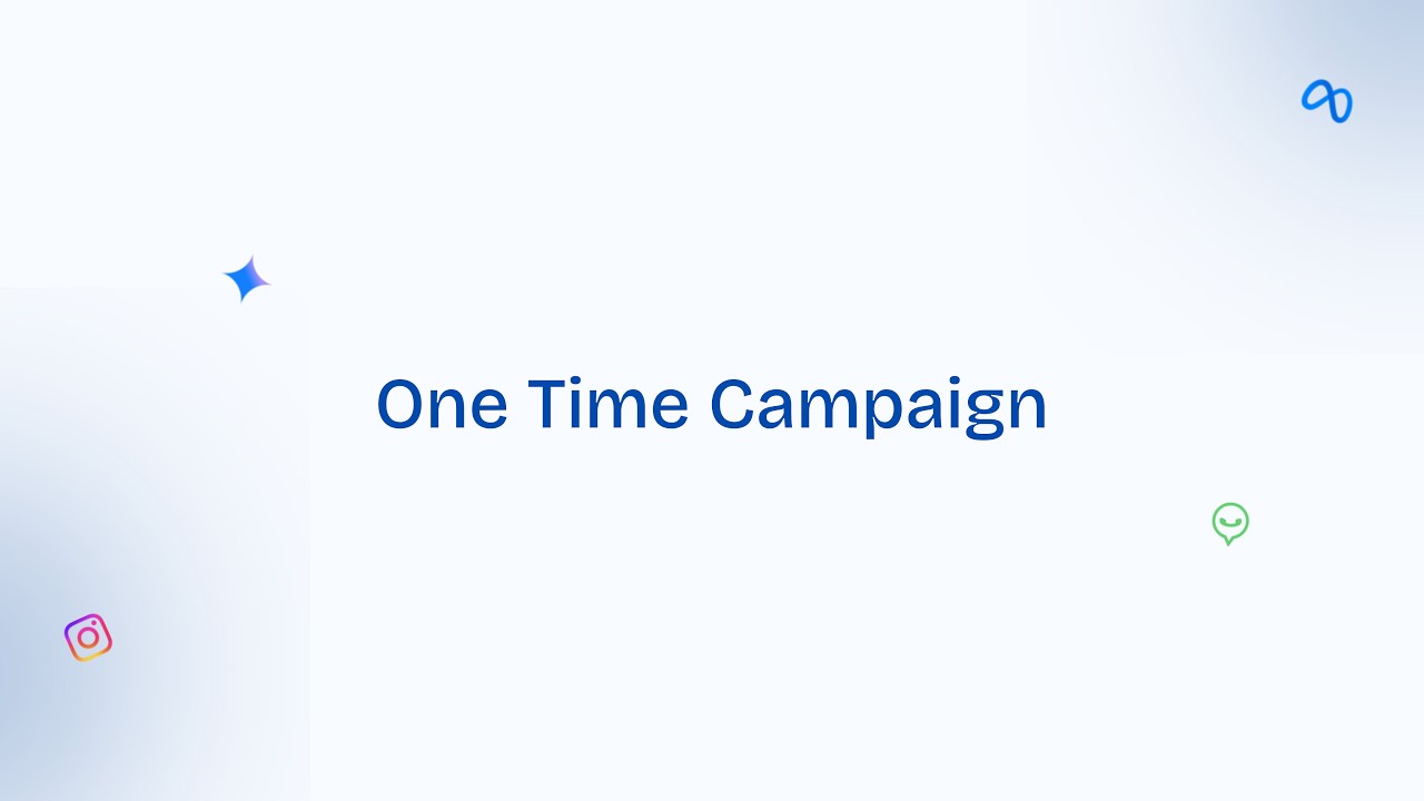 One Time Campaign video thumbnail