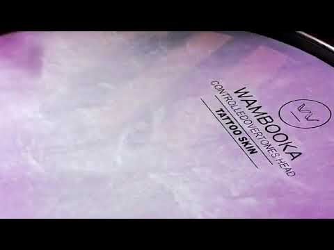 Testing Wambooka  Controlled Overtones Drum Heads   TATTO SKIN