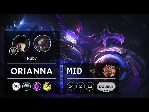 Orianna Mid vs Qiyana - KR Challenger Patch 9.23