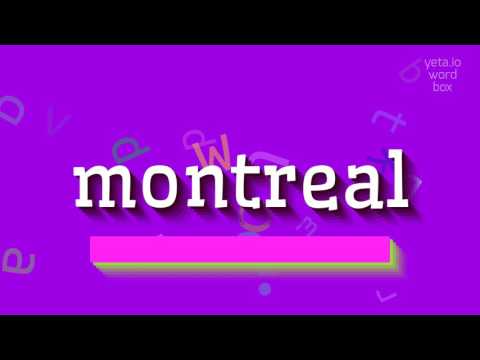 HOW TO PRONOUNCE MONTREAL? #montreal