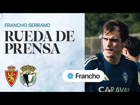 DIRECTO | Rueda de prensa de Francho Serrano | Real Zaragoza