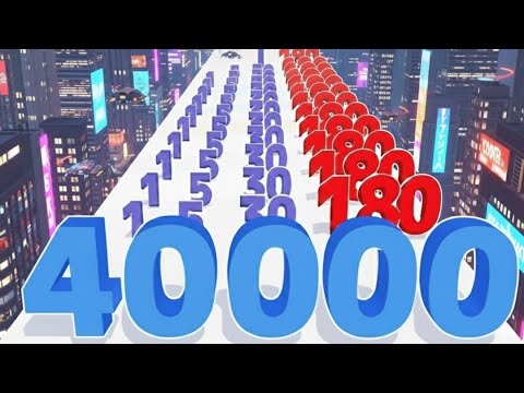 NUMBER MASTER: Number Merge Run: Merge Master Gameplay Walkthrough Android iOS (Math Games) Part 4