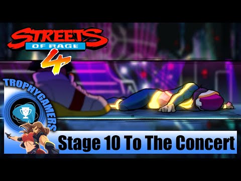 Streets of Rage 4 - Stage 10 To The Concert Adam Gameplay