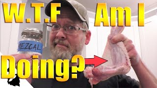 🍗RAW MEAT in TEQUILA?!! Making MEZCAL de PECHUGA