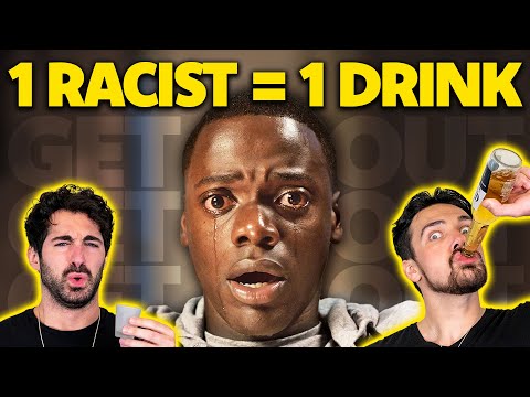 White guys watch *GET OUT*