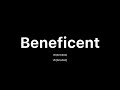 How to Pronounce Beneficent: 🇺🇸 American English vs. 🇬🇧 British English