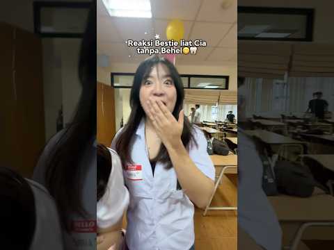 REAKSI BESTIE LIAT CIA LEPAS BEHEL😬🦷 #holidayswithshorts #ngeshortsdulu #ngeshortsbareng