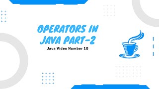 Download the video "Operators in Java part-2, [ logical operators :video number 10  ]"