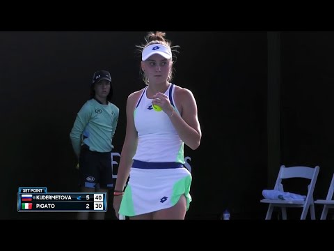 Kudermetova Polina v Pigato Lisa - 2020 Melbourne