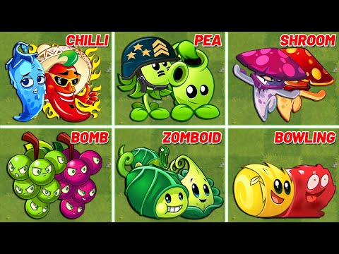 6 Random Team Plants Max Level vs PvZ 2 Final Bosses Fight! - Plants vs Zombies 2