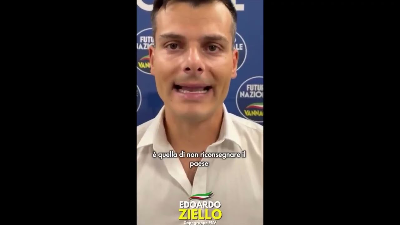 EDOARDO ZIELLO: "AVETE SENTITO ITALO BOCCHINO? VANNACCI SERVE AL CENTRODESTRA PER TUTELARE L'ITALIA"