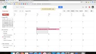 Student Calendar Tutorial