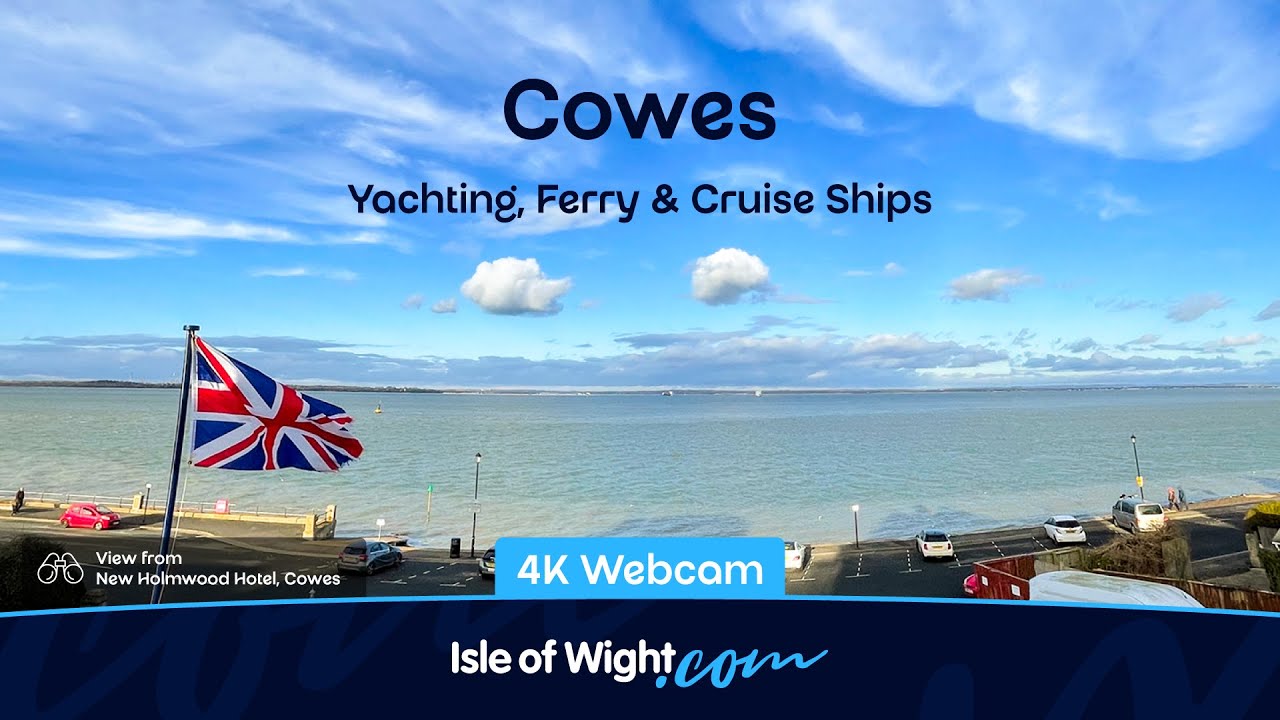 Live webcam view of Cowes Seafront & the Solent