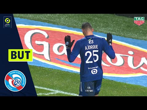 But Ludovic AJORQUE (90' +1 - RC STRASBOURG ALSACE) ANGERS SCO - RC STRASBOURG ALSACE (0-2) 20/21