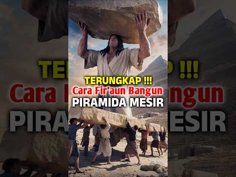 ⚠️🔺Smart and Clever❗❗ This is How Pharaoh Built the Pyramids in Egypt🔺⚠️#story #wisdom #musa