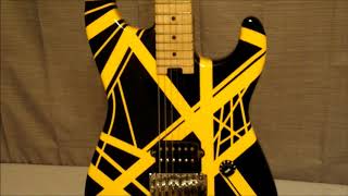 Video thumbnail for A Look At The EVH Black and Yellow Striped Guitar "Eddie Van Halen" by JandW Music