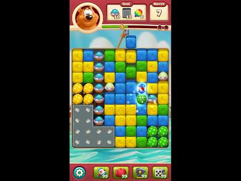 Toon Blast Level 8204 - NO BOOSTERS 🐻🐺🐱 | SKILLGAMING ✔️