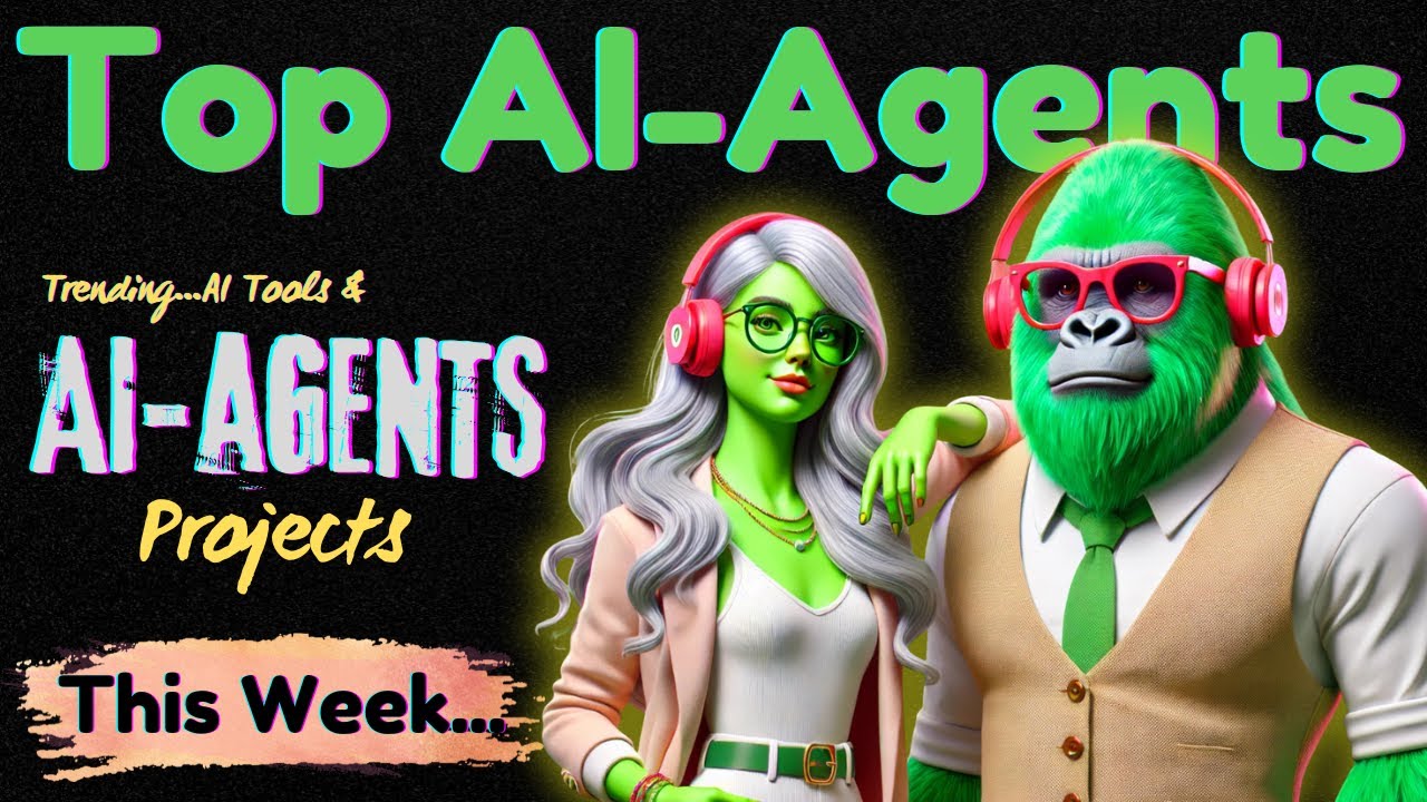 Top 10 AI Agent Projects This Week: Step-by-Step Explanation & How They Work!
