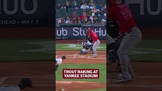 Mike Trout RAKES at Yankee Stadium! ????