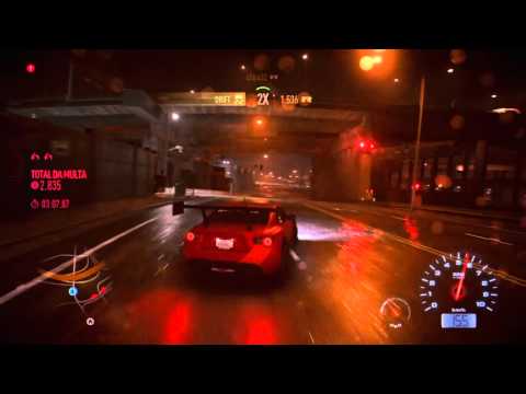Need for Speed fugindo da policia