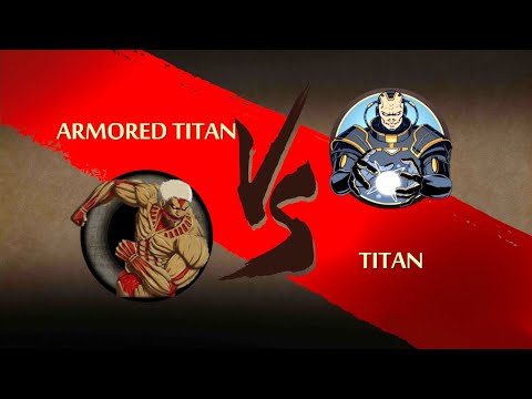 Shadow fight2 Armored Titan Vs Titan