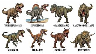 Os Dinossauros Mais Perigosos do Mundo Explicados em 10 Minutos !