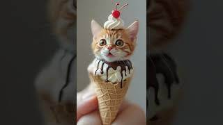 Na na no na nah~ singing cat 🐱 #talkingcats #adoreble #catshorts #lipsyncs #tinycat #miniature