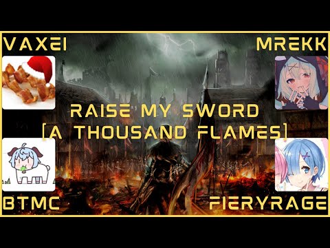 osu! Vaxei vs mrekk vs BTMC vs fieryrage! RAISE MY SWORD (A THOUSAND FLAMES) + HR