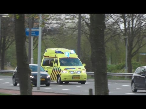 ***Nieuwe sirene*** A1, Ambulance 03-105 Assen (ex 03-153) naar het UMCG