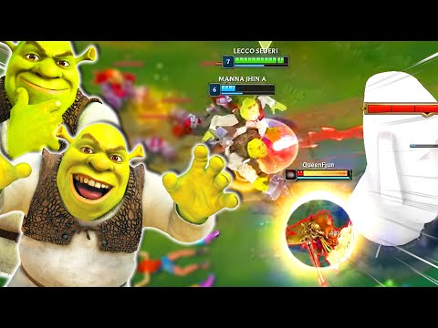 SHREK INVADE LA LANDA w/ @deidxra5928  - League of Legends ITA #3682