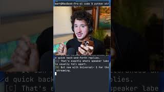 Universal-3 Pro Streaming Speaker Labels demo