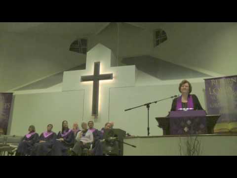 Reverend Peg Ferguson--Ash Wednesday Service  at NHPC (2017)